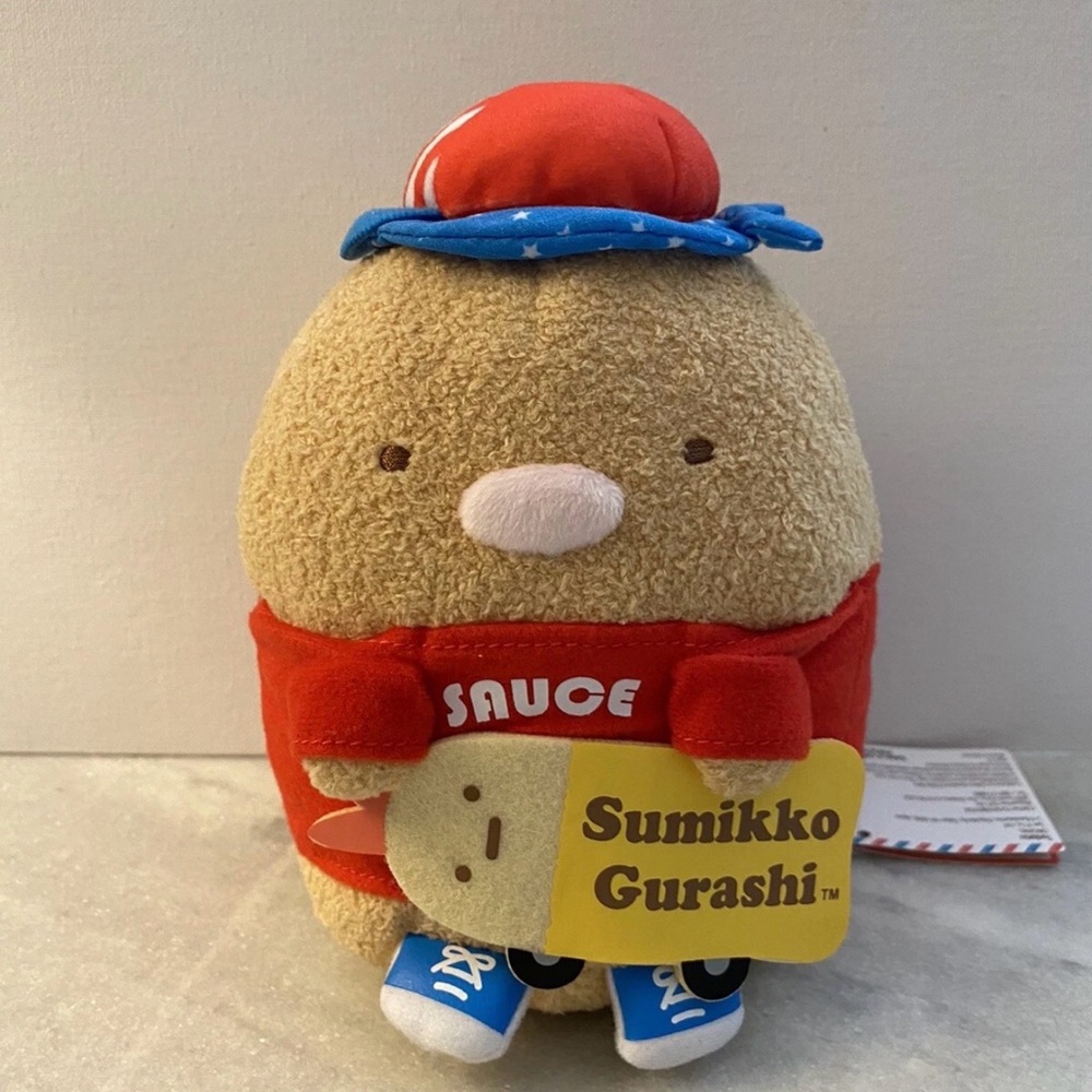 Sumikko Gurashi Plush Skateboard Tonkatsu NEW 7”